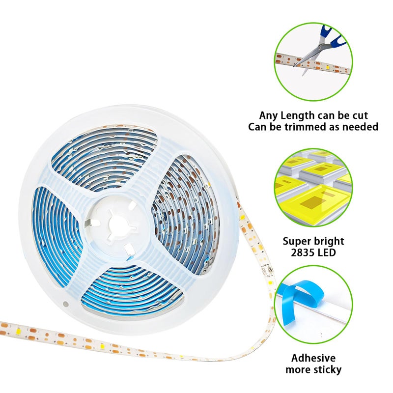 Ousam Led أضواء شريط LED الشمسية في الهواء الطلق، ضوء حبل يعمل بالطاقة الشمسية، مقاوم للماء 10 قدم، شريط إضاءة قابل للقطع مع 8 أوضاع للسياج، الخارج، الدرج، الخطوة، الفناء، المسبح، التخييم، الحفلة، عبوة واحدة - Image 4